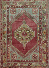 Load image into Gallery viewer, Geometric Anatolian Turkish Area Rug 3x5 One of a Kind
