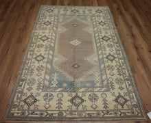Load image into Gallery viewer, Antique Vegetable Dye Anatolian Turkish Area Rug 5x7 One of a Kind

