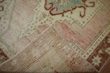 Load image into Gallery viewer, Muted Geometric Oushak Oriental Runner Rug 5x7 One of a Kind
