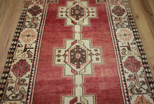 Load image into Gallery viewer, Tribal Geometric Anatolian Turkish Runner Rug 3x8 One of a Kind
