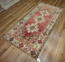 Load image into Gallery viewer, Tribal Geometric Anatolian Turkish Runner Rug 3x8 One of a Kind
