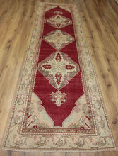Load image into Gallery viewer, Vintage Wool Anatolian Oriental Runner Rug 3x11 One of a Kind
