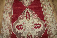 Load image into Gallery viewer, Vintage Wool Anatolian Oriental Runner Rug 3x11 One of a Kind

