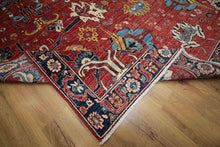 Load image into Gallery viewer, All-Over Floral Heriz Serapi Rug 12x15 One of a Kind
