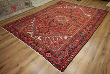 Load image into Gallery viewer, Vintage Geometric Heriz Persian Area Rug 8x10 One of a Kind
