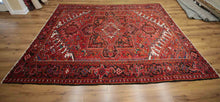 Load image into Gallery viewer, Vintage Geometric Heriz Persian Area Rug 8x10 One of a Kind
