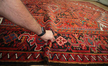 Load image into Gallery viewer, Vintage Geometric Heriz Persian Area Rug 8x10 One of a Kind
