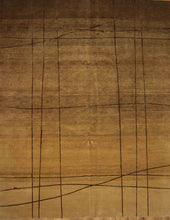 Load image into Gallery viewer, Vegetable Dye Nepalese Handmade Wool Rug 8x10 One of a Kind
