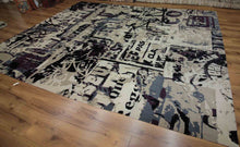 Load image into Gallery viewer, Handmade Abstract Contemporary Area Rug 9x12 One of a Kind
