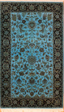 Load image into Gallery viewer, &quot;overdyed persian rugs&quot; &quot;Tabriz rugs&quot; &quot;overdyed vintage rug&quot; &quot;repurposed rugs&quot; &quot;what is an overdyed rug&quot; &quot;overdyed rugs&quot;
