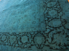 Load image into Gallery viewer, Handmade Wool Tabriz Overdyed Rug 8 x 10 One of a kind

