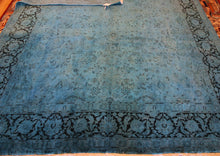 Load image into Gallery viewer, Handmade Wool Tabriz Overdyed Rug 8 x 10 One of a kind
