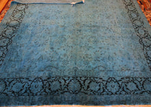 Load image into Gallery viewer, Handmade Wool Tabriz Overdyed Rug 8 x 10 One of a kind
