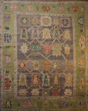 Load image into Gallery viewer, &quot;colorful oushak rugs&quot; &quot;modern oushak rug&quot; &quot;where to buy oushak rugs&quot; &quot;hand knotted oushak rugs&quot; &quot;Turkish Oushak rugs &quot; &quot;oushak rugs&quot;
