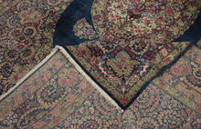 Load image into Gallery viewer, &quot;kerman rug value&quot; &quot;kerman rug for sale&quot; &quot;kerman rug history&quot; &quot;antique kerman rug&quot; &quot;kerman persian rug&quot; &quot;antique kerman rugs for sale&quot;
