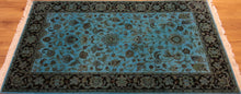 Load image into Gallery viewer, &quot;overdyed persian rugs&quot; &quot;Tabriz rugs&quot; &quot;overdyed vintage rug&quot; &quot;repurposed rugs&quot; &quot;what is an overdyed rug&quot; &quot;overdyed rugs&quot;
