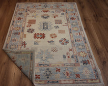 Load image into Gallery viewer, Oushak Rugs, &quot;colorful oushak rugs&quot; &quot;modern oushak rugs&quot; &quot;hand knotted oushak rugs&quot; &quot;Turkish Oushak rugs &quot; &quot;oushak rugs&quot;
