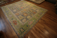 Load image into Gallery viewer, &quot;colorful oushak rugs&quot; &quot;modern oushak rug&quot; &quot;where to buy oushak rugs&quot; &quot;hand knotted oushak rugs&quot; &quot;Turkish Oushak rugs &quot; &quot;oushak rugs&quot;
