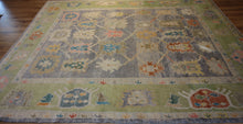 Load image into Gallery viewer, &quot;colorful oushak rugs&quot; &quot;modern oushak rug&quot; &quot;where to buy oushak rugs&quot; &quot;hand knotted oushak rugs&quot; &quot;Turkish Oushak rugs &quot; &quot;oushak rugs&quot;
