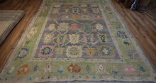 Load image into Gallery viewer, &quot;colorful oushak rugs&quot; &quot;modern oushak rug&quot; &quot;where to buy oushak rugs&quot; &quot;hand knotted oushak rugs&quot; &quot;Turkish Oushak rugs &quot; &quot;oushak rugs&quot;
