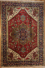 Load image into Gallery viewer, &quot;heriz serapi rugs for sale&quot; &quot;antique heriz serapi rugs&quot; &quot;heriz rug&quot; &quot;heriz rug patterns&quot; &quot;geometric heriz rug&quot; &quot;heriz rug value&quot;
