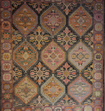 Load image into Gallery viewer, All-Over Vegetable Dye Oushak Turkish Area Rug 8x10 One of a Kind
