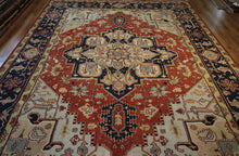 Load image into Gallery viewer, &quot;heriz rug&quot; &quot;heriz serapi rugs&quot; &quot;antique heriz serapi rugs&quot; &quot;heriz rug patterns&quot; &quot;heriz rug value&quot; &quot;antique heriz rug&quot;
