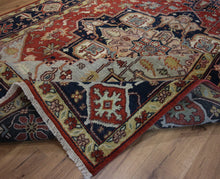 Load image into Gallery viewer, &quot;heriz rug&quot; &quot;heriz serapi rugs&quot; &quot;antique heriz serapi rugs&quot; &quot;heriz rug patterns&quot; &quot;heriz rug value&quot; &quot;antique heriz rug&quot;
