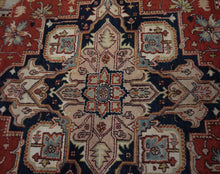 Load image into Gallery viewer, &quot;heriz rug&quot; &quot;heriz serapi rugs&quot; &quot;antique heriz serapi rugs&quot; &quot;heriz rug patterns&quot; &quot;heriz rug value&quot; &quot;antique heriz rug&quot;
