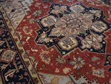 Load image into Gallery viewer, &quot;heriz rug&quot; &quot;heriz serapi rugs&quot; &quot;antique heriz serapi rugs&quot; &quot;heriz rug patterns&quot; &quot;heriz rug value&quot; &quot;antique heriz rug&quot;
