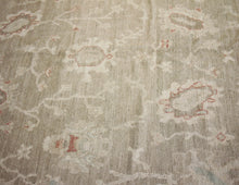 Load image into Gallery viewer, &quot;colorful oushak rugs&quot; &quot;modern oushak rug&quot; &quot;where to buy oushak rugs&quot; &quot;hand knotted oushak rugs&quot; &quot;oushak rugs&quot; &quot;oushak rugs 9x12&quot;
