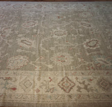 Load image into Gallery viewer, &quot;colorful oushak rugs&quot; &quot;modern oushak rug&quot; &quot;where to buy oushak rugs&quot; &quot;hand knotted oushak rugs&quot; &quot;oushak rugs&quot; &quot;oushak rugs 9x12&quot;
