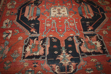 Load image into Gallery viewer, &quot;heriz serapi rugs for sale&quot; &quot;antique heriz serapi rugs&quot; &quot;heriz rug&quot; &quot;heriz rug patterns&quot; &quot;geometric heriz rug&quot; &quot;heriz rug value&quot;
