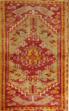 Load image into Gallery viewer, 100% Vegetable Dye Turkish Rug 2x3 One of a Kind
