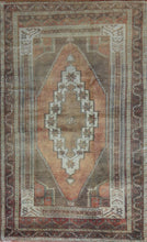 Load image into Gallery viewer, &quot;anatolian rugs&quot; &quot;oushak rugs&quot; &quot;vintage anatolian rug&quot; &quot;oriental rugs&quot; &quot;carpet&quot;

