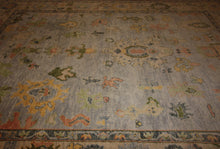 Load image into Gallery viewer, &quot;colorful oushak rugs&quot; &quot;modern oushak rugs&quot; &quot;hand knotted oushak rugs&quot; &quot;Turkish Oushak rugs &quot; &quot;oushak rugs&quot;
