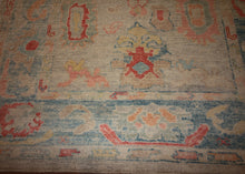 Load image into Gallery viewer, &quot;colorful oushak rugs&quot; &quot;modern oushak rug&quot; &quot;where to buy oushak rugs&quot; &quot;hand knotted oushak rugs&quot; &quot;oushak rugs&quot; &quot;oushak rugs for sale&quot;
