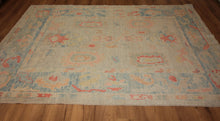 Load image into Gallery viewer, &quot;colorful oushak rugs&quot; &quot;modern oushak rug&quot; &quot;where to buy oushak rugs&quot; &quot;hand knotted oushak rugs&quot; &quot;oushak rugs&quot; &quot;oushak rugs for sale&quot;
