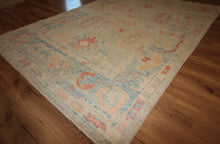 Load image into Gallery viewer, &quot;colorful oushak rugs&quot; &quot;modern oushak rug&quot; &quot;where to buy oushak rugs&quot; &quot;hand knotted oushak rugs&quot; &quot;oushak rugs&quot; &quot;oushak rugs for sale&quot;
