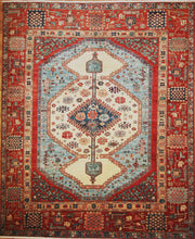 Load image into Gallery viewer, &quot;heriz serapi rugs for sale&quot; &quot;antique heriz serapi rugs&quot; &quot;heriz rug&quot; &quot;heriz rug patterns&quot; &quot;geometric heriz rug&quot; &quot;heriz rug value&quot;
