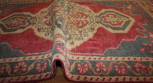 Load image into Gallery viewer, &quot;anatolian rugs&quot; &quot;oushak rugs&quot; &quot;vintage anatolian rug&quot; &quot;oriental rugs&quot; &quot;carpet&quot;
