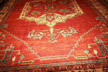 Load image into Gallery viewer, &quot;heriz serapi rugs for sale&quot; &quot;antique heriz serapi rugs&quot; &quot;heriz rug&quot; &quot;heriz rug patterns&quot; &quot;geometric heriz rug&quot; &quot;heriz rug value&quot;
