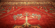 Load image into Gallery viewer, &quot;heriz serapi rugs for sale&quot; &quot;antique heriz serapi rugs&quot; &quot;heriz rug&quot; &quot;heriz rug patterns&quot; &quot;geometric heriz rug&quot; &quot;heriz rug value&quot;
