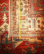 Load image into Gallery viewer, &quot;heriz serapi rugs for sale&quot; &quot;antique heriz serapi rugs&quot; &quot;heriz rug&quot; &quot;heriz rug patterns&quot; &quot;geometric heriz rug&quot; &quot;heriz rug value&quot;
