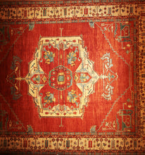 Load image into Gallery viewer, &quot;heriz serapi rugs for sale&quot; &quot;antique heriz serapi rugs&quot; &quot;heriz rug&quot; &quot;heriz rug patterns&quot; &quot;geometric heriz rug&quot; &quot;heriz rug value&quot;
