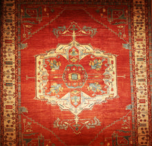 Load image into Gallery viewer, &quot;heriz serapi rugs for sale&quot; &quot;antique heriz serapi rugs&quot; &quot;heriz rug&quot; &quot;heriz rug patterns&quot; &quot;geometric heriz rug&quot; &quot;heriz rug value&quot;
