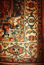 Load image into Gallery viewer, &quot;heriz serapi rugs for sale&quot; &quot;antique heriz serapi rugs&quot; &quot;heriz rug&quot; &quot;heriz rug patterns&quot; &quot;geometric heriz rug&quot; &quot;heriz rug value&quot;
