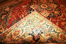 Load image into Gallery viewer, &quot;heriz serapi rugs for sale&quot; &quot;antique heriz serapi rugs&quot; &quot;heriz rug&quot; &quot;heriz rug patterns&quot; &quot;geometric heriz rug&quot; &quot;heriz rug value&quot;
