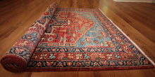 Load image into Gallery viewer, &quot;heriz serapi rugs for sale&quot; &quot;antique heriz serapi rugs&quot; &quot;heriz rug&quot; &quot;heriz rug patterns&quot; &quot;geometric heriz rug&quot; &quot;heriz rug value&quot;
