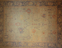 Load image into Gallery viewer, Vegetable Dye Oushak Turkish Area Rug 9x12 One of a Kind
